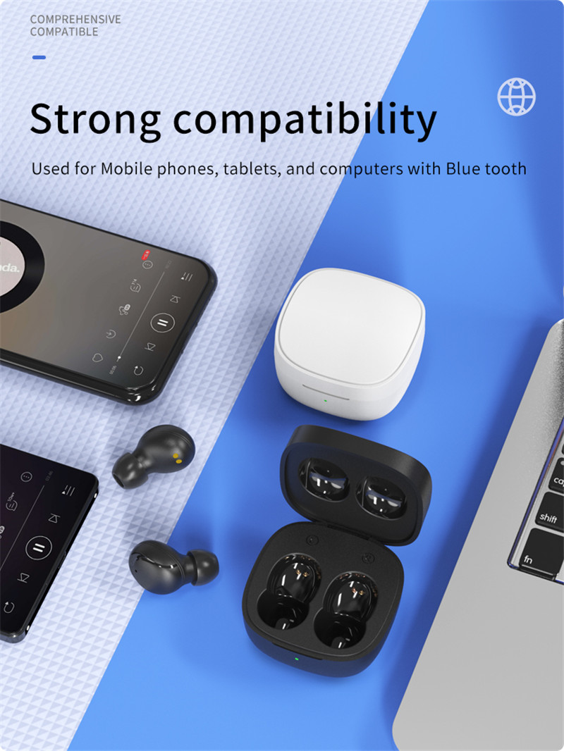 F-XY-30 Type-C Smart Noise Cancelling TWS Bluetooth 5.1 Wireless Headphones IPX4 Gaming Headphones Wireless Earbuds in-ear bluetooth earbuds (14)