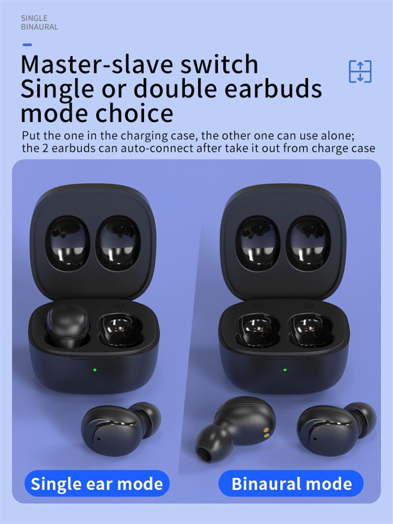 F-XY-30 Type-C Smart Noise Canceling TWS Bluetooth 5.1 Бесправадныя навушнікі IPX4 Гульнявыя навушнікі Бесправадныя навушнікі-ўкладышы bluetooth-навушнікі (6)