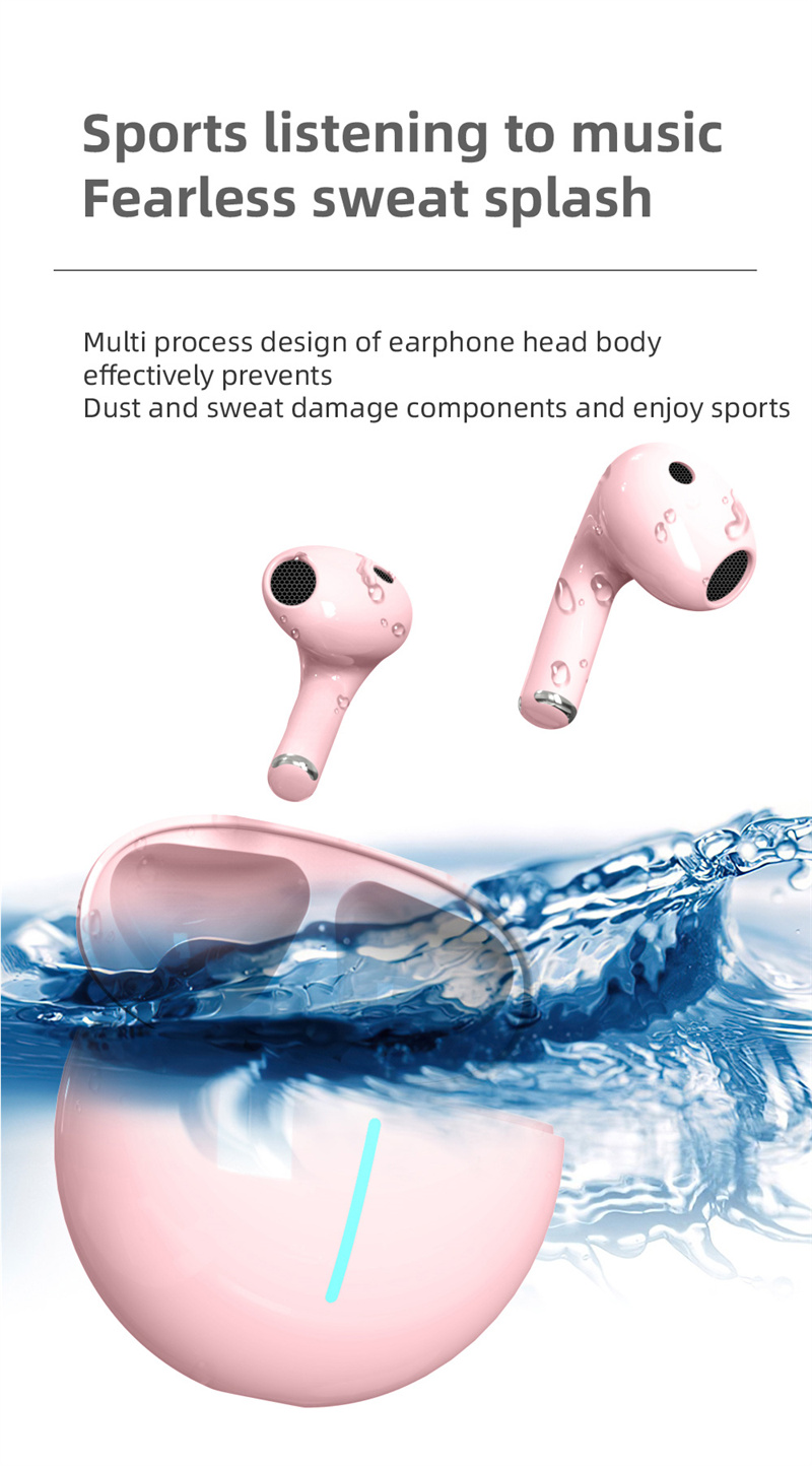 S-S2 безжични слушалки Паметни слушалки за поништување на шум Bluetooth 5.0 стерео допир со слушалки за микрофон (13)